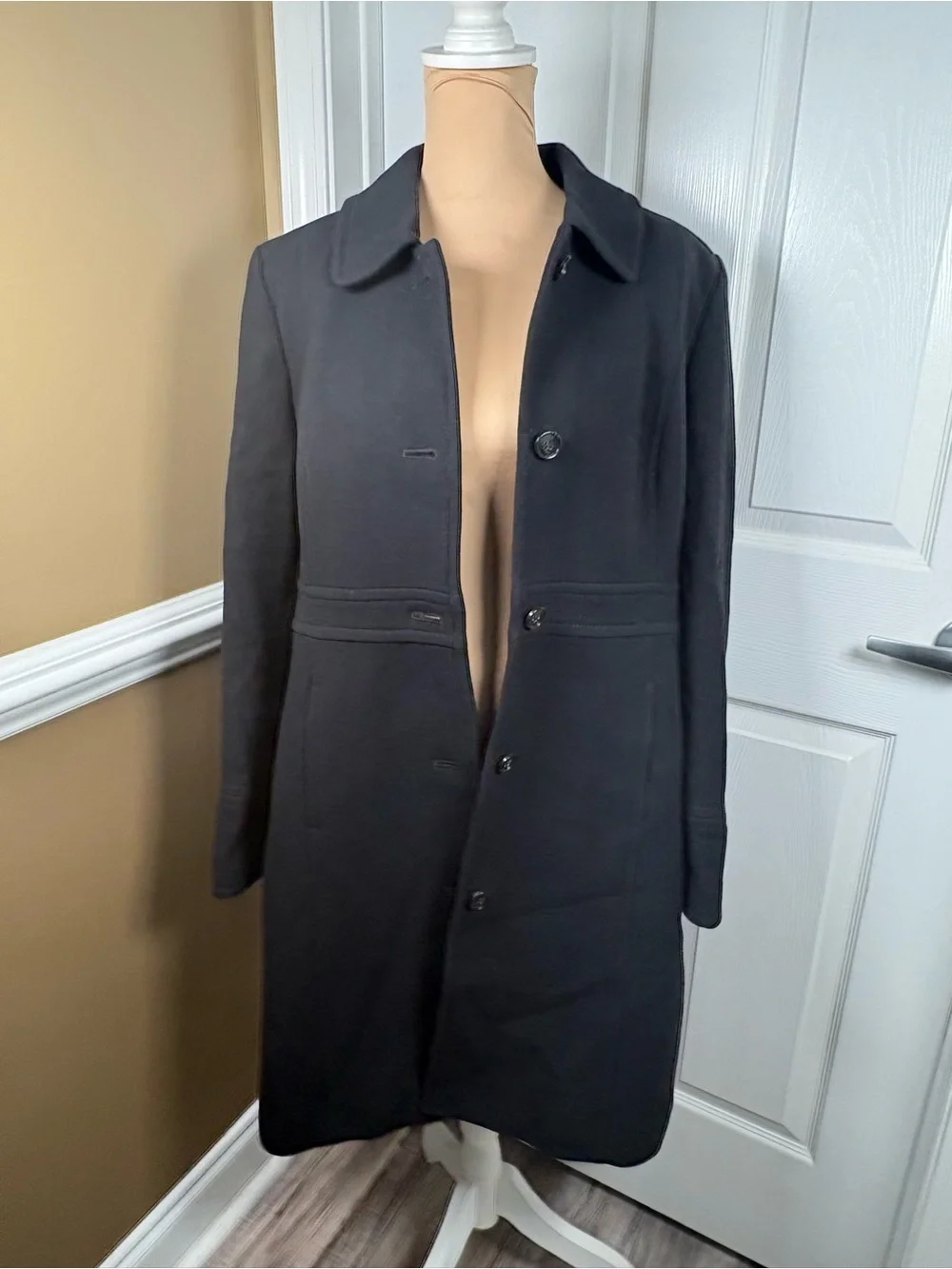 J.Crew Classic lady day coat in Italian double cloth wool with Thinsulate Size 6